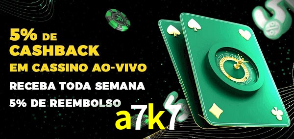 Promoções do cassino ao Vivo a7k7